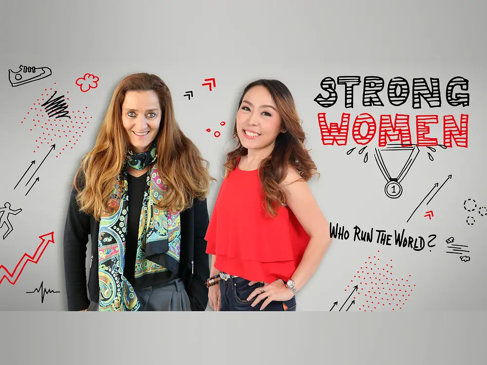 Strong women: Rapeephan Chiraphichet and Claudia Wittfoth